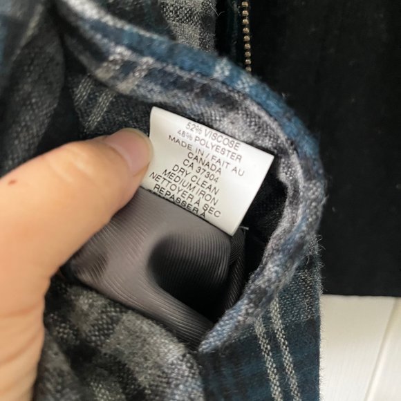 Wool Reversible Cape or Cloak/Poncho with zipper & pocket for both sides - Picture 9 of 15